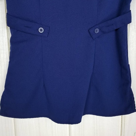 Grey's Anatomy Dark Blue Nurses Medical Scrub Top - Picture 6 of 7